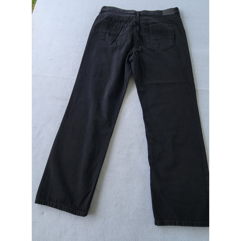 Aeropostale Jeans Womens Baggy Black High Waist Size 14R NEW - Picture 14 of 16